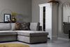 Ecksofa Thomas Cord, rechts Hellgrau Bild 3