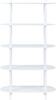 Bücherregal Øvre 139x80x30 cm 5 Ablagen Weiß [en. casa] Bild 5
