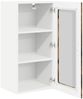 vidaXL Wandglas-Schrank PORTO 2 pcs Geräucherte Eiche 40 x 31 x 80 cm 885346 Bild 5