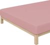 Schlafgut Spannbettlaken Premium, Gummizug: rundum, (1 Stück), Mako-Zwirn-Jersey, Purple Mid, M 120x200cm - 130x220cm Bild 3