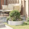 vidaXL Pflanzenring Silber 80 x 80 x 20 cm Verzinkter Stahl 873630 Bild 4