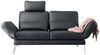KAWOLA Sofa HURRICANE 2-Sitzer Leder schwarz 87 x 141 x 170 cm Bild 3