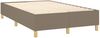 vidaXL Boxspringbett mit Matratze Taupe 120x190 cm Stoff 3269955 Bild 4