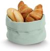 ZELLER 14531 Aufbewahrungskorb Ø 20 cm in MINT Waffelpiqué, Polyester / Korb Bild 3