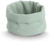 ZELLER 14531 Aufbewahrungskorb Ø 20 cm in MINT Waffelpiqué, Polyester / Korb Bild 1