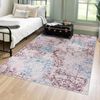 Mazovia Designteppich Modern Teppich für Wohnzimmer, Schlafzimmer, Esszimmer, 80x150 cm, Kurflor, Waschbar in Waschmaschine, Höhe 5 mm, Rutschfest Bild 2