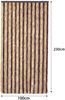 Moritz Flauschvorhang aus Chenille 100 x 230 cm braun beige Türvorhang als Fliegenschutz Insektenschutz für Camping Wohnwagen Bild 3