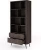 Selsey 'Veris', Standregal mit 2 Schubladen, Dunin-Eiche, 88 cm Bild 3