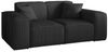 Sofa Designersofa CELES PREMIUM 2-Sitzer in Stoff Scala Schwarz Bild 2