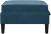 vidaXL Sofa-Hocker mit Stauraum Blau Samt 42027141 Bild 5