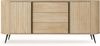 MOEBLO Kommode NOLI 196 2d3s (Gerillte Fronten, strukturierte Oberfläche, 3D-Optik, Design-Fronten, Eiche Cremona, Sideboard Wohnzimmer Kommode Schlafzimmer Komodenschrank Highboard), (BxHxT): 196 cm x 81,8 cm x 40,2 cm Bild 3