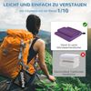 Mikrofaser Handtuch 3er Set, Groß 160×80cm, 2 Klein 80×40cm, Schnelltrocknend Bild 5