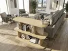 Vente-unique - NELERIA Regal Holz, Platte BeigeBeige - B 40 cm x H 81,3 cm x L 120 cm Bild 4