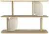 Vente-unique - NELERIA Regal Holz, Platte BeigeBeige - B 40 cm x H 81,3 cm x L 120 cm Bild 2