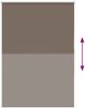 vidaXL Verdunkelungsrollo Kaffeebraun 115x175 cm Stoffbreite 110,7 cm 4011027 Bild 5