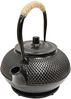 AD. CON Teekanne aus Gusseisen Japanische mit Sieb aus Edelstahl 1,5L Schwarz Bild 2