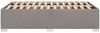 vidaXL Bettgestell ohne Matratze Taupe 120x200 cm Stoff 3284468 Bild 5