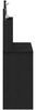 vidaXL Schminktisch mit Regal Schwarz Eichen-Optik 96 x 39 x 142 cm 862109 Bild 5