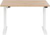 Schreibtisch >e-desk< in Eiche/weiß- 160x72x80 (B/H/T) elektrisch verstellbar Bild 2