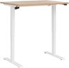 Schreibtisch >e-desk< in Eiche/weiß- 160x72x80 (B/H/T) elektrisch verstellbar Bild 3