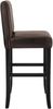 tectake Barhocker 2er Set Barhocker, gepolstert mit Rückenlehne Bild 5