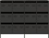 vidaXL Sideboard Schwarz 135x39x103,5 cm Kaltgewalzter Stahl 3307173 Bild 5