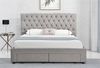 HTI-Living Polsterbett Polsterbett mit Knopf-Steppung Claire 180x200 (Stück, 1-tlg, 1x Bett Claire 180 mit Lattenrost, ohne Matratze und Dekoration), Doppelbett mit Lattenrost und Schubladen Bild 5