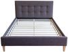 Homestyle4u Polsterbett inkl. Lattenrost 180x200, braun Bild 2