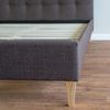 Homestyle4u Polsterbett inkl. Lattenrost 180x200, braun Bild 3