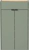 Germania Hängender Mehrzweckschrank 1397-629 GW-Ameca, in Taupegrün/Eiche, geringe Tiefe, optimal für schmale Flure, 56 x 97 x 22 cm (BxHxT) Bild 3