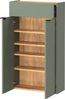 Germania Hängender Mehrzweckschrank 1397-629 GW-Ameca, in Taupegrün/Eiche, geringe Tiefe, optimal für schmale Flure, 56 x 97 x 22 cm (BxHxT) Bild 4