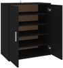 vidaXL Schuhschrank Schwarz 60 x 35 x 70 cm Spanplatte [808919] Bild 2