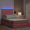 vidaXL Bett mit Stauraum und LED mit Matratze Rosa 120 x 200 cm Samt 3372662 Bild 5