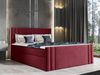 Boxspringbett Harlon, Rot, 160x200 cm Bild 2