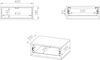 Selsey 'Heggers' – Nachttisch mit Schublade, Eiche Mavelie, 45 cm Bild 5