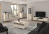 Selsey 'Oktio' Couchtisch mit Schublade und Regalen, sandbeige, ca. 50 x 100 x 65 cm Bild 3