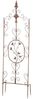 Rankgitter FALK 2er Set - 35x1x122cm, Metall, Antik-Braun | Rankhilfe Kletterpflanzen Gartendekoration Bild 3