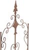 Rankgitter FALK 2er Set - 35x1x122cm, Metall, Antik-Braun | Rankhilfe Kletterpflanzen Gartendekoration Bild 4