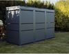 MBOX24 MODERN Mülltonnenbox 3er für 240 Liter Mülltonne | Anthrazit | Mülltonnenverkleidung | Mülltonnenhaus | Box für Mülltonnen | Mülltonnenunterstand | Mülltonneneinhausung Bild 2