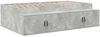 vidaXL Bettrahmen mit Schubladen Beton Grau 100 x 200 cm Holzwerkstoff 3335184 Bild 3