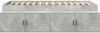 vidaXL Bettrahmen mit Schubladen Beton Grau 100 x 200 cm Holzwerkstoff 3335184 Bild 5
