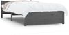 vidaXL Massivholzbett Grau 75x190 cm 2FT6 Small Single [815006] Bild 2
