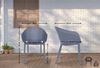 CLP Bistrostuhl Sky Pro - Modernes Design, wetterfest, stapelbar,dunkelgrau Bild 3