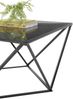 Couchtisch >Senta< in schwarz, Glas, Metall - 80x45x80cm (BxHxT) Bild 4