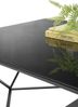 Couchtisch >Senta< in schwarz, Glas, Metall - 80x45x80cm (BxHxT) Bild 3