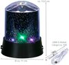 Grundig LED Nachtlicht Sternenprojektor, LED fest integriert, warm-weiß, oder rot, blau, grün im Farbwechsel, Sternenhimmel Projektor Bild 2