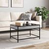 Couchtisch, Sofatisch mit Infinity-LED Grau Sonoma 70x50x41 cm Bild 4