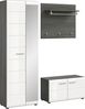 INOSIGN Garderoben-Set Rumba, 3-teilig, Breite 155 cm, Hochglanz Front, bestehend aus:, (3-St), Garderobenschrank, Sitzbank, Garderobenpaneel Bild 2