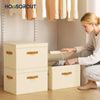ABC 2-teiliges Aufbewahrungsbox-Set, beige, Kunststoff / Textil, 8 x 44 x 30 cm Bild 2