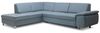 Ecksofa Schlafsofa NORBI Hellblau Ottomane Links Bild 2